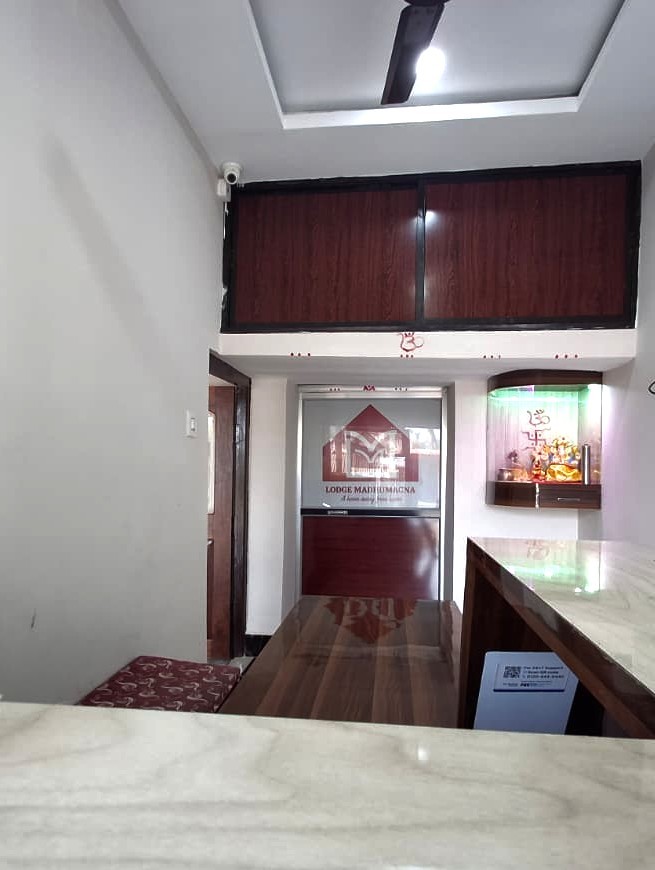 Front desk and reception area